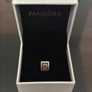 Pandora Silver Alphabet ‘D’ Charm